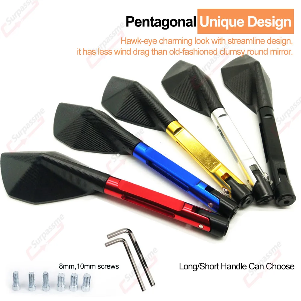 Регулируемое зеркало заднего вида на руль мотоцикла электрические скутеры из