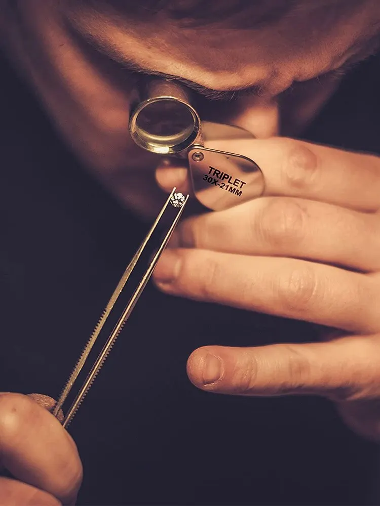 Металлическое ювелирное увеличительное стекло ювелирные изделия инструмент для