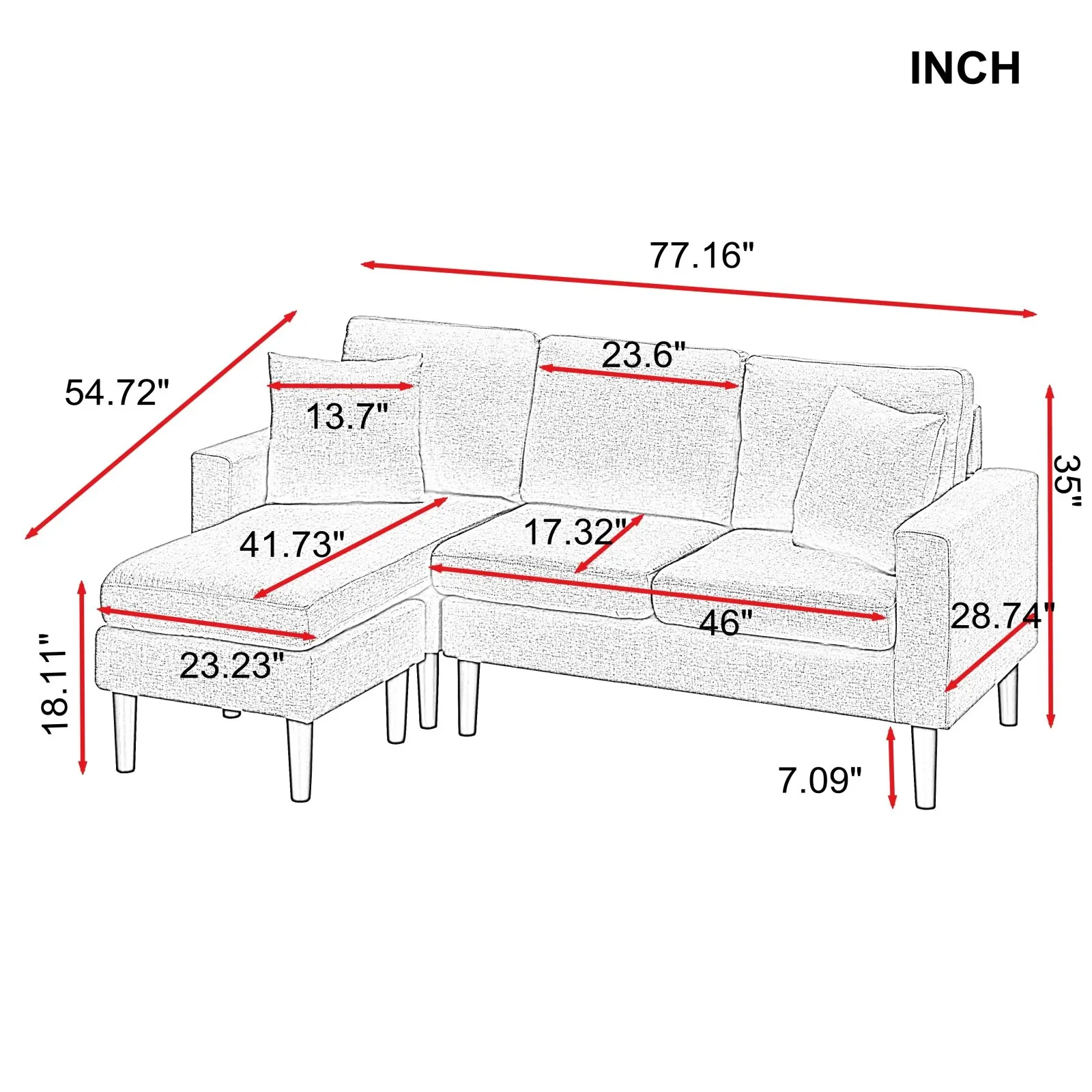 

3 Seats Sofa Modern Sofas for Living Room Furniture for Home Corner Sofa Bed Couch Folding Sofa Bed Large Sofas Sets Armchairs