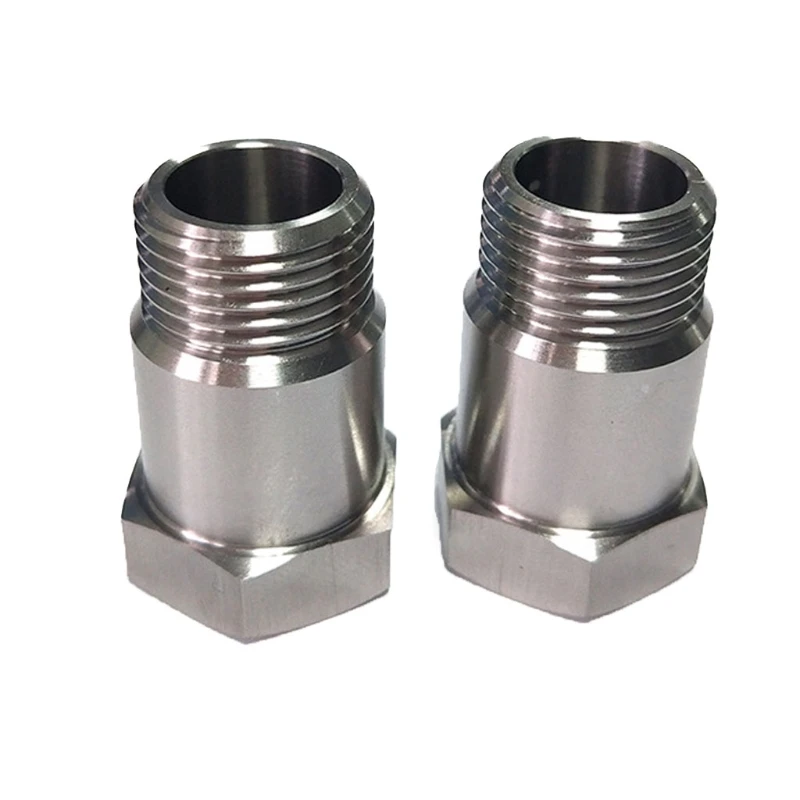 

O2 Sensor Protective Shell Plug Straight Adapter with Mini Catalyst M18 X 1.5 Stainless Steel