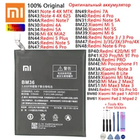 original battery for xiaomi mi redmi note mix max 2 3 3s 3x 4 4x 4a 5 5a 5s 5x 6 6a mi6x 7a 8 9 9t 9s k20 pro plus batteries