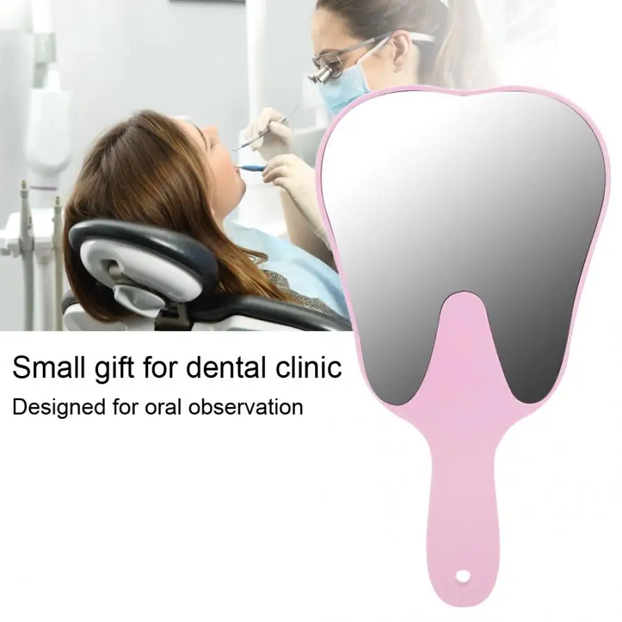 Трехцветное зеркальное косметическое зеркало ручное стоматологический