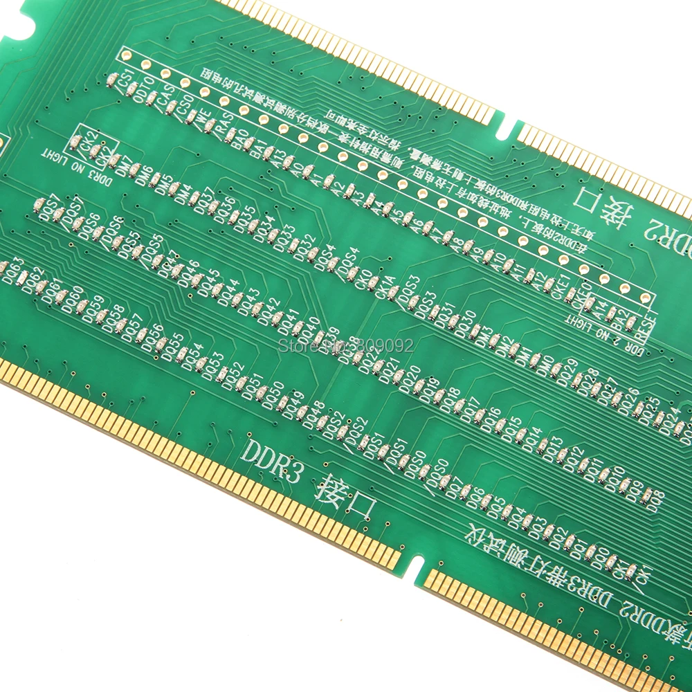 Два в одном тестовая плата материнской платы DDR2/DDR3 светодиодный светильник кой