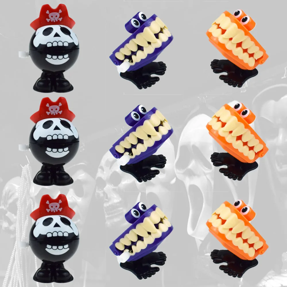 

9pcs Funny Winding-up Cartoon Clockwork Educational Jumping Party for Kids Baby Children