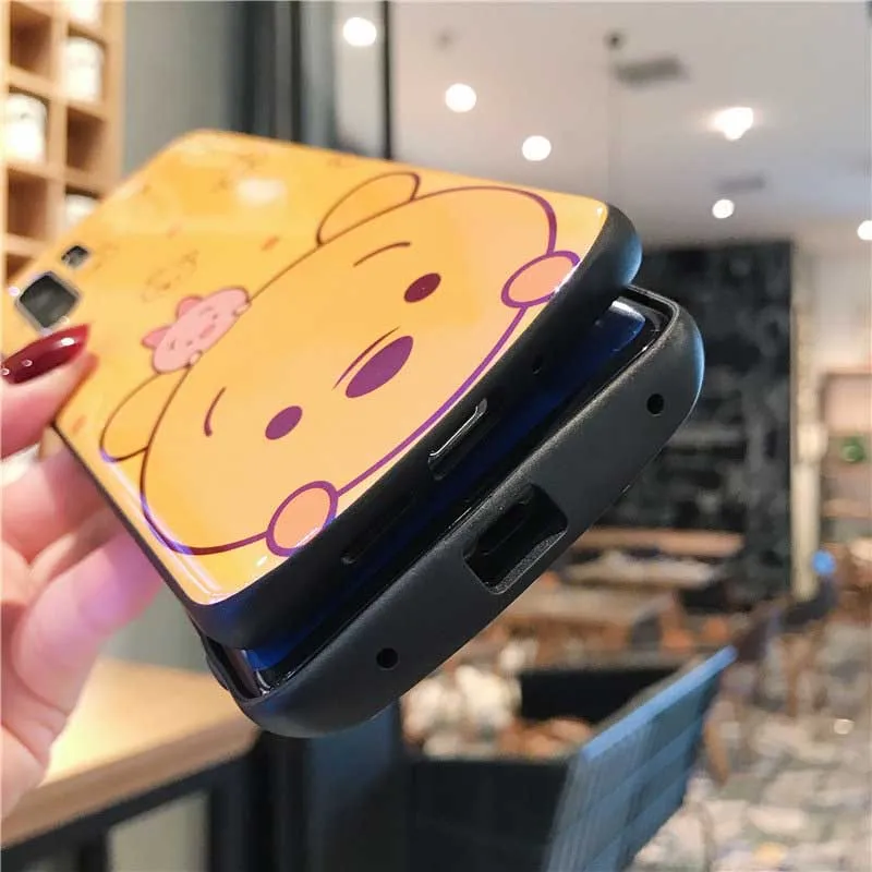 Голубой легкий чехол для huawei P30 P20 Mate20 Pro 20X мультфильм Медведь Мягкий ТПУ чехол для Honor 8X10 V20 Nova 3 3i 4 5Pro задняя крышка fundas