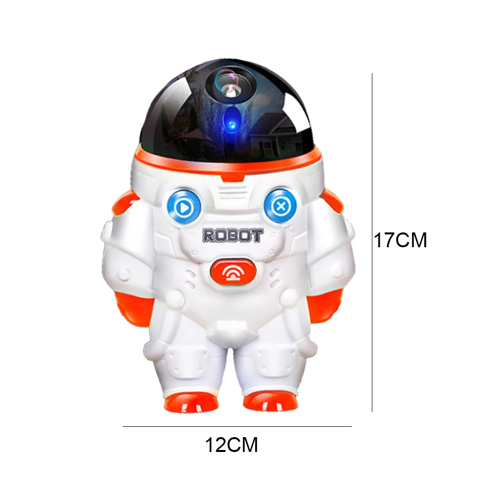 

Kids Electric Cartoon Robot Shape Bubble Machine Bubble Maker with Light Automatic Continuous Stream Bubble Indoor Outdoor Toy