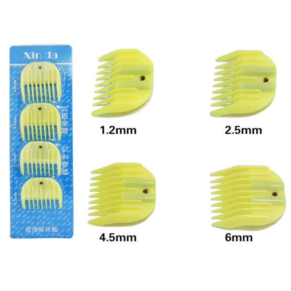 

4pcs/set Barber Pro Universal Hair Clipper Limit Comb Replacement Cutting Guide Combs Salon Hair Stylishing Tools