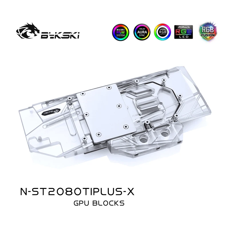 Bykski GPU Блок для ZOTAC RTX2080TI 8GD6 Plus OC VGA блок и кулер MB 12V/5V синхронизация N-ST2080TIPLUS-X |
