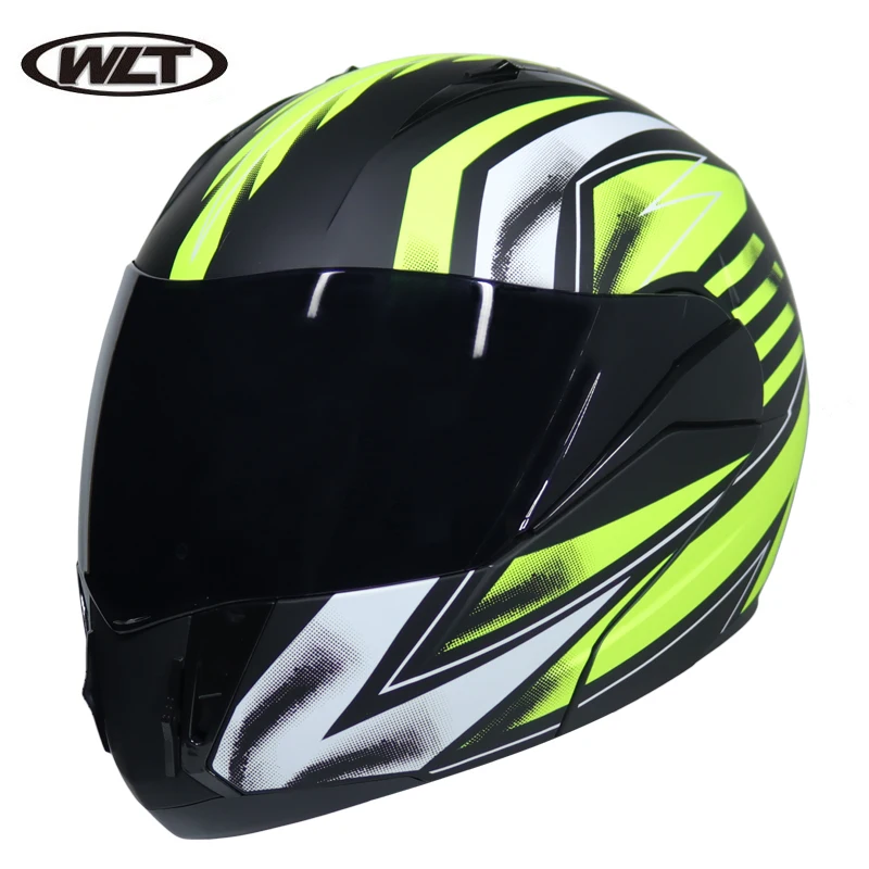 2019 New Flip Up Motorcycle Helmet Motorbike Modular Dual Lens Motocross Moto Crash Full Face Helmets Casco Casque | Автомобили и