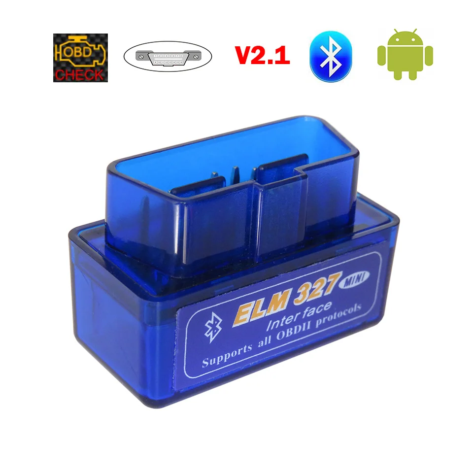 ELM 327 V2.1 OBDII сканер Elm327 Bluetooth OBD2 автомобильный диагностический для Android Elm OBD 2