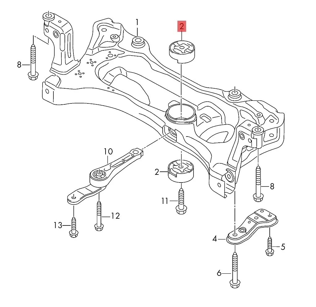 

Baofeng Car mount mounting 5Q0198037 for VW Golf VII for Skoda Superb for AudiA3 TT for Seat Leon SC ST motor mount