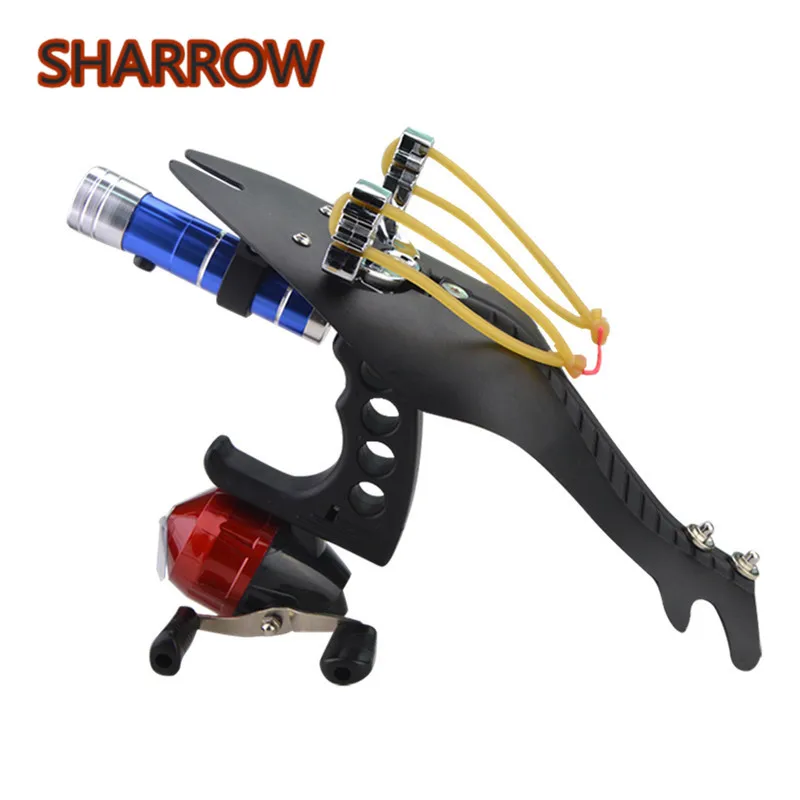 1 компл. Стрельба из лука Рыбная ловля Рогатка комплект катапульта лук Bowfishing Дартс катушка Профессиональный инструмент для спорта на открытом воздухе стрельба аксессуары