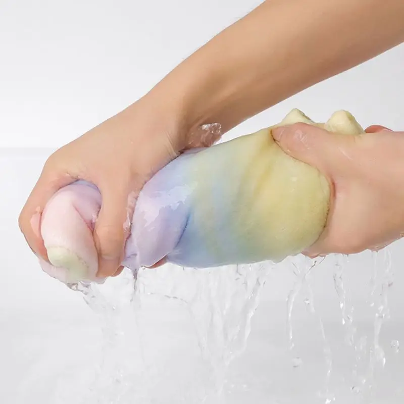 

Women Tie-Dye Rainbow Colorful Towel Wrap Coral Velvet Super Absorbent Quick Hair Dry Hat Bath Shower Turban Cap