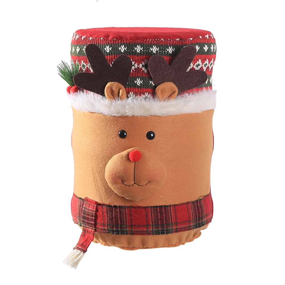 Чехол для бутылки с рождественским лосем снеговик дизайн крышки Диспенсера воды