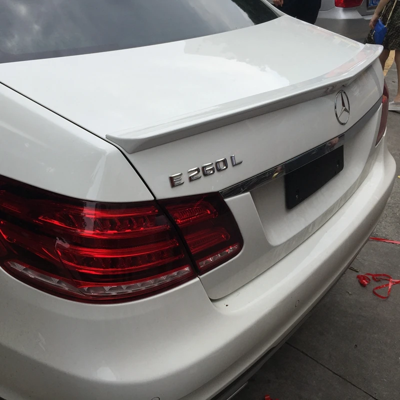 Спойлер из АБС пластика для Mercedes Benz W212 E320LE260LE300LE63 заднее крыло автомобиля спойлер
