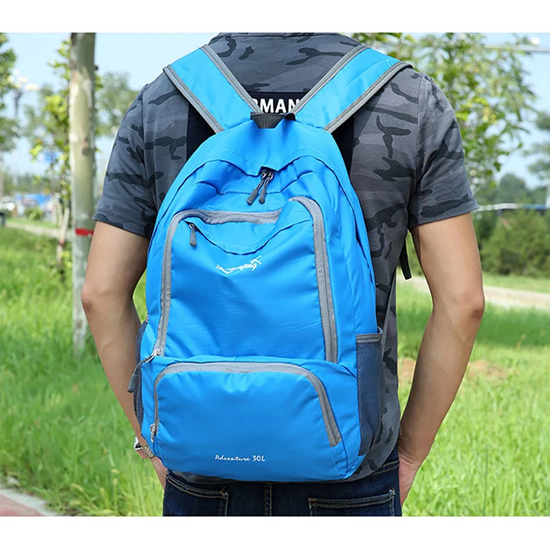 Новый Уличный рюкзак для мужчин и женщин модели сумок сверхлегкая складная сумка