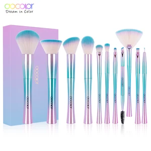 Docolor 11PCS набор кистей для макияжа Лучший рождественский порошок для пудры Тени для век Косметические кисти Мягкие синтетические волосы