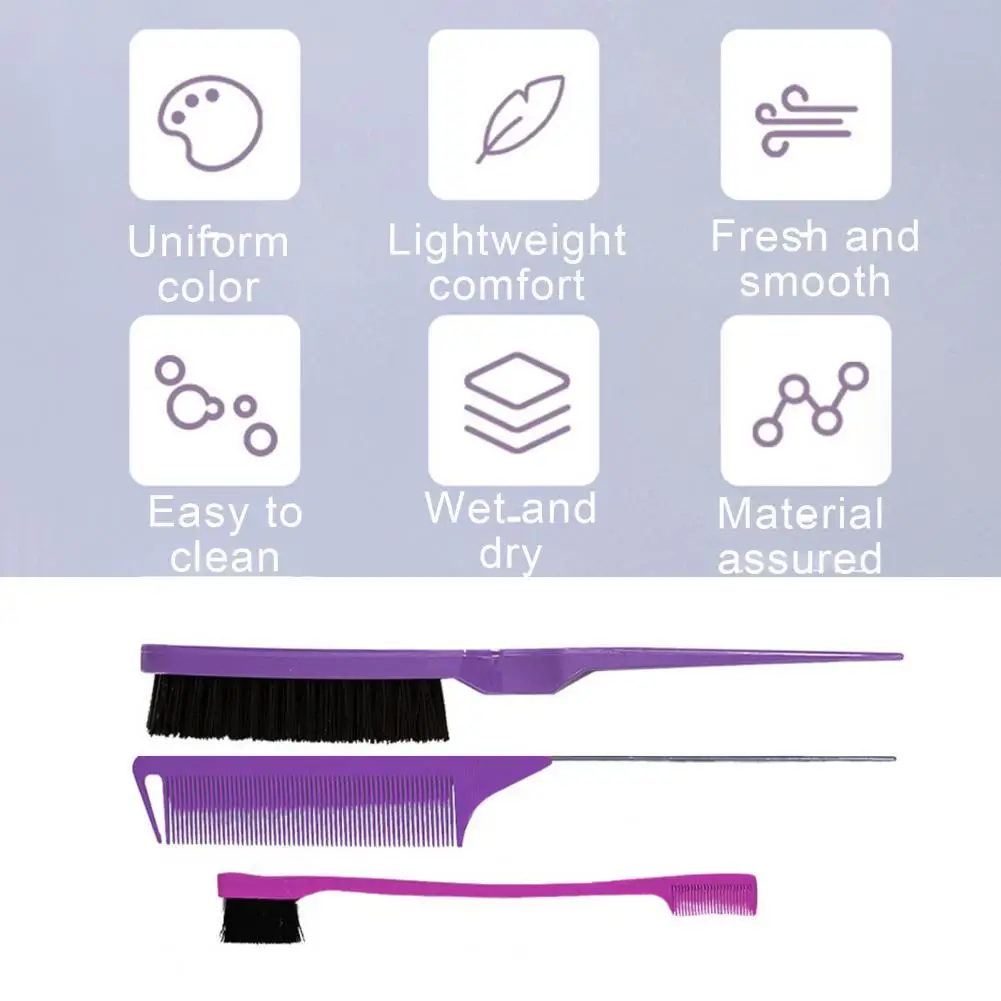 

Hair Comb Anti-Static Delicate Wear-Resistant Tint Dye Bleach Comb Salon Accessories