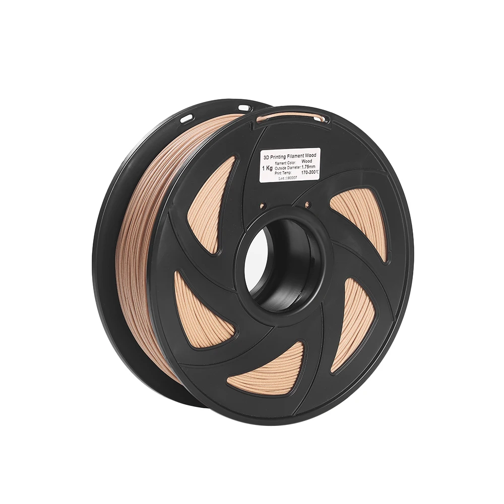 3D Printer Filament Wood + PLA  1.75mm 1kg Spool Dimensional Accuracy  +/- 0.02mm