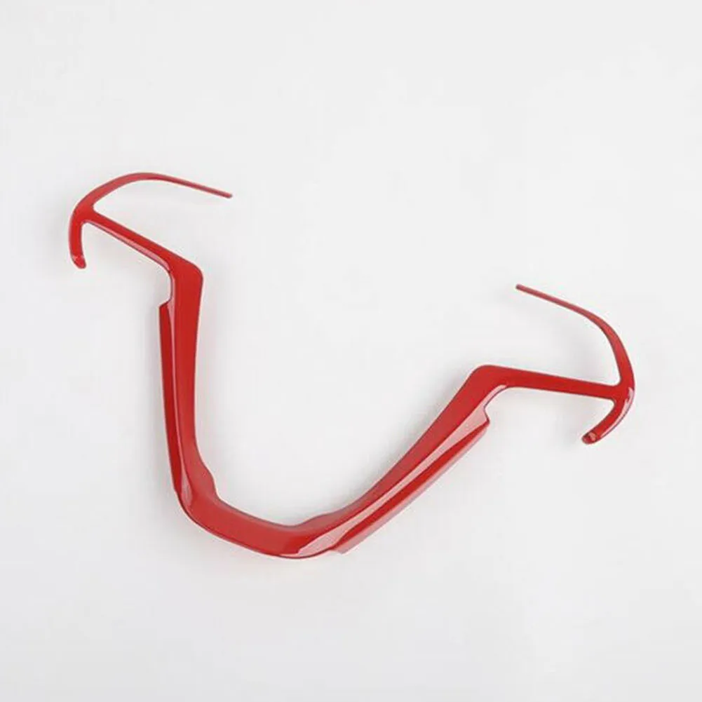 

1PC Steering Wheel Cover Trim Car For Jeep Cherokee Grand Cherokee 2014-2019 High Quality Guaranteed Red High Quality Practical