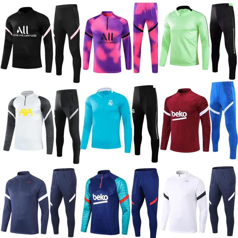 

2021 2022 Men training suit 21 22 Homme + enfant tracksuit training 20 21 survetement foot chandal futbol Sweater