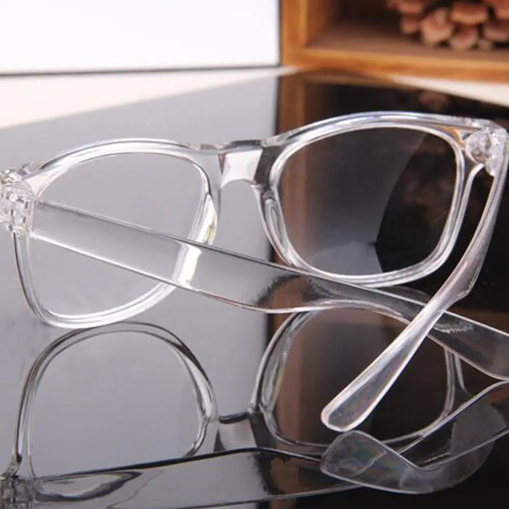 

1PC Fashion Crystal Clear Frame Transparent Frame Eyeglasses Square Eye Spectacle Clear Lens Fake Glasses Frame