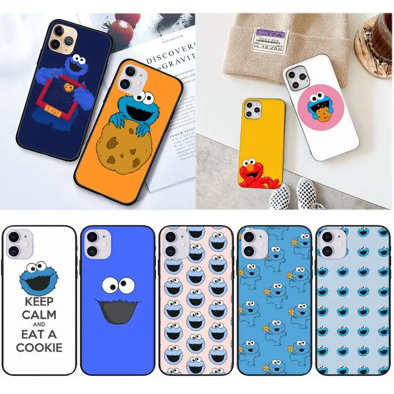 

Cookie monster Phone Case For iPhone 12 Mini 11 Pro XS Max X XR 7 8 Plus