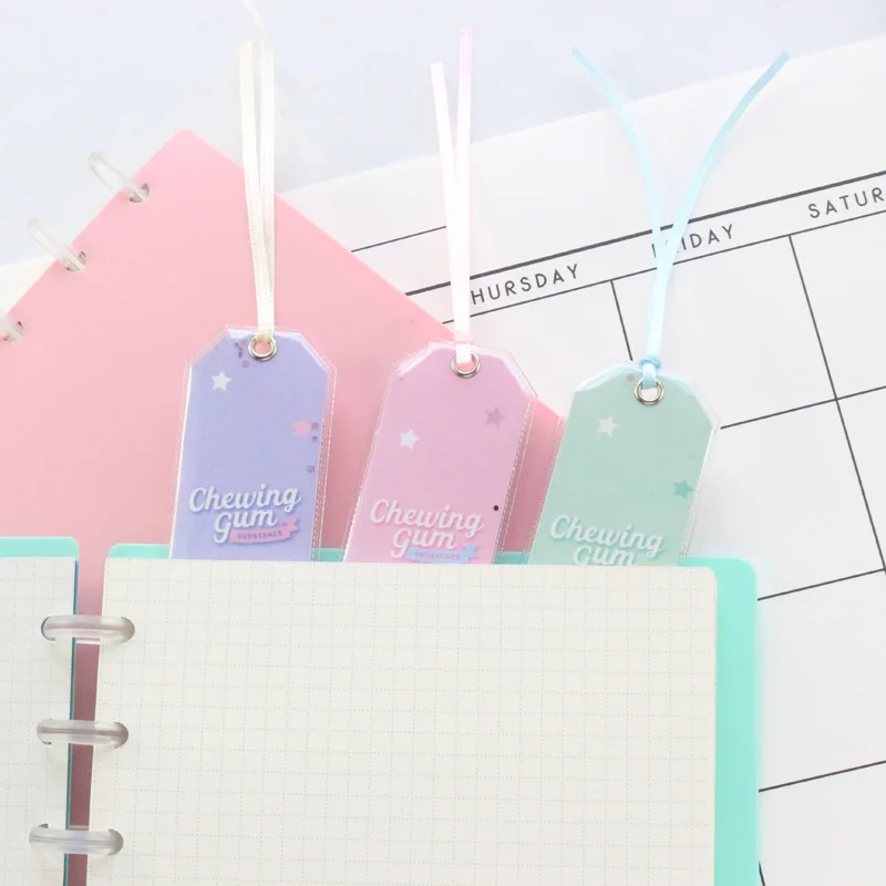 Domikee кавайные Конфеты Симпатичные офисные школьные блестки бумажные закладки