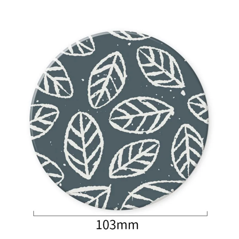 

Japanese-Style Kitchen Accessories Drink Coaster Absorbent Diatom Mud Coaster Anti-Scald Coaster Coffee Table Decorationies