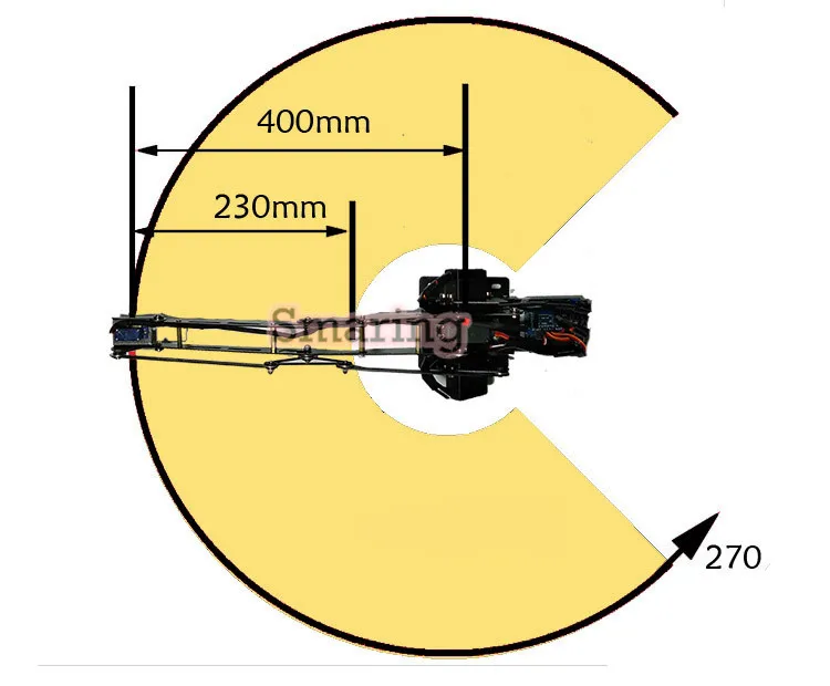 3 DOF воздушный насос из нержавеющей стали робот Робо-Рука с контролем комплект для робота DIY