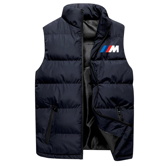 

Стильный осень-зима для Bmw теплая безрукавка для девочек; Куртка для мальчиков; Жилет тонкий повседневные пальто мужские красочная безрукав...