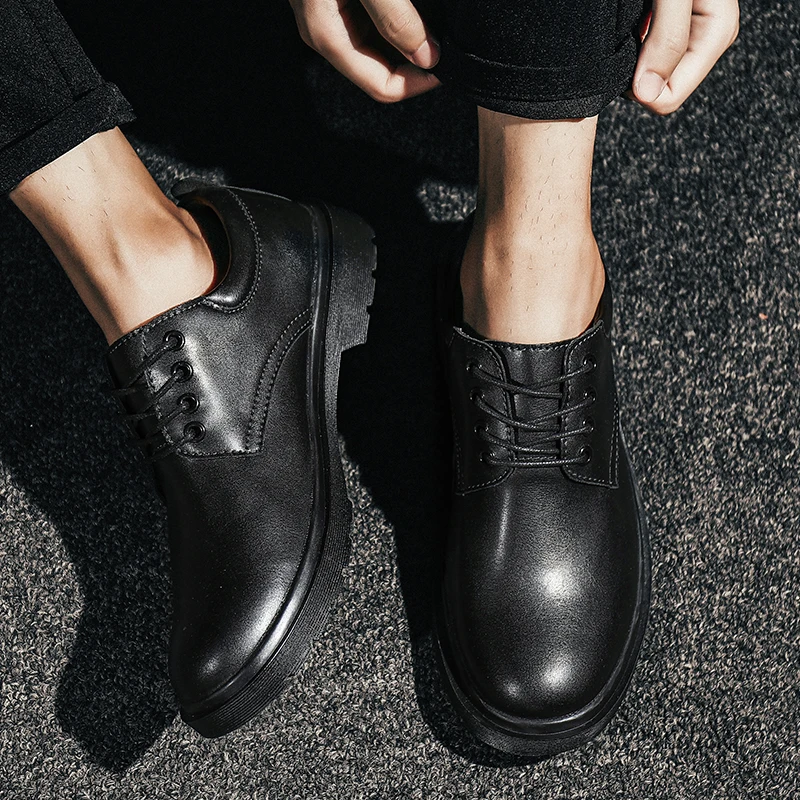 

Men's Casual Shoes Handmade sewing Men Business flats lace up Men's Oxford Shoes Men Moccasins Fashion Men Footwear