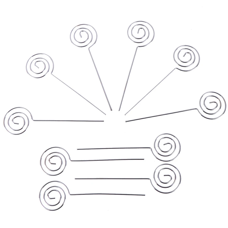 

10 шт., металлический проводной держатель для фотографий