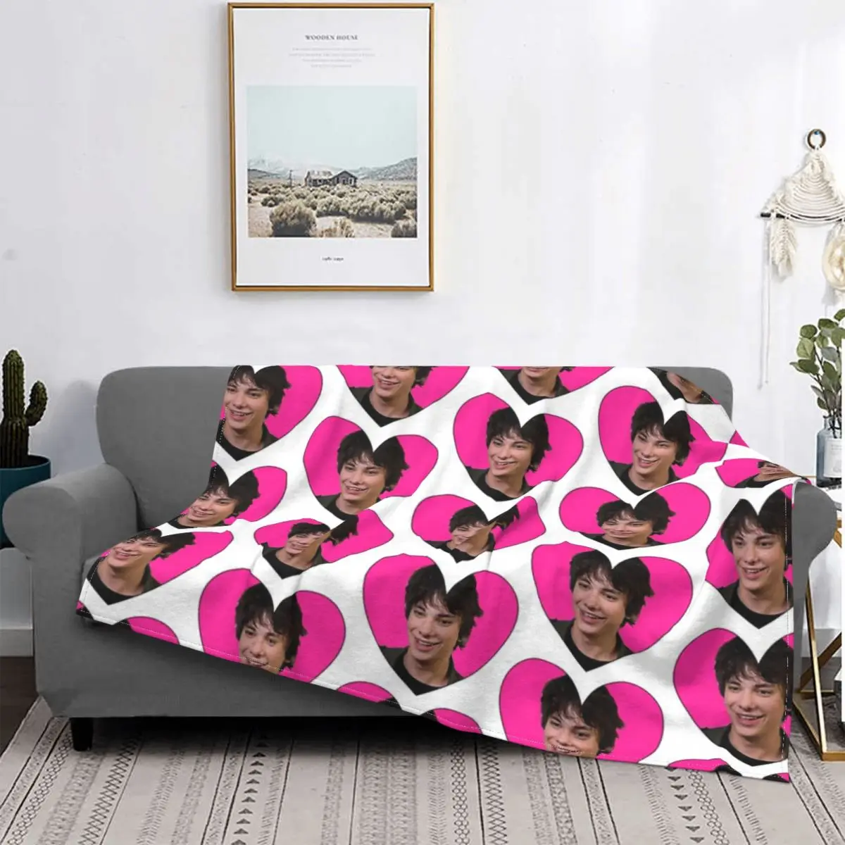 

Manta de amor para cama, edredones a cuadros con ет