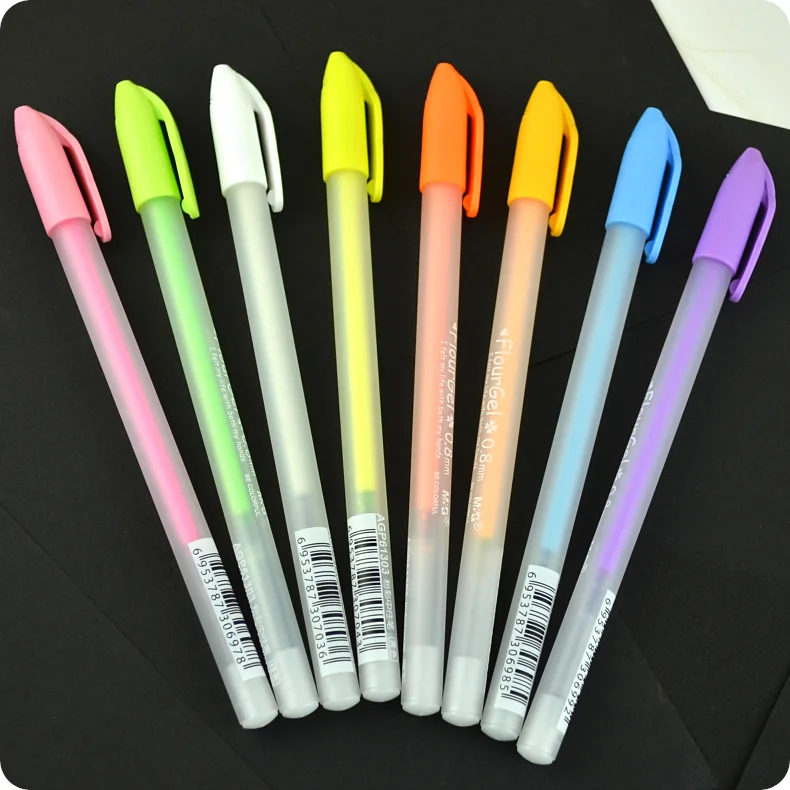 M & G натуральная Пастельная цветная ручка для карт гуашь DIY альбом фото черная