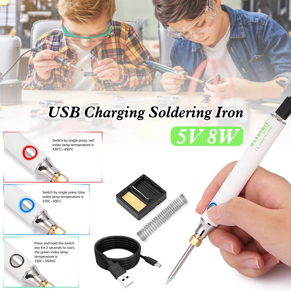 

Карманный USB-паяльник с подставкой, 5 В, 8 Вт