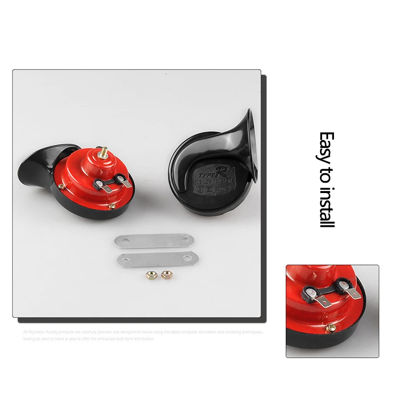 Громкий двухтоновый автомобильный Рог улитки универсальный Электрический