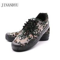 unisex mens outdoor tactical sports shoes military training camouflage mens shoes site laborers slip wear canvas shoes sneaker