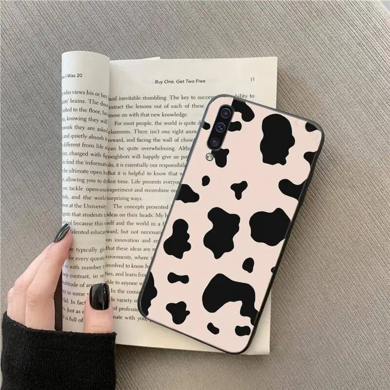 

pink cow pattern Phone Case For Samsung Galaxy M10 20 30 A 40 50 70 71 6S A2 A6 A9 2018 J7 CORE PLUS STAR S10 5G C8