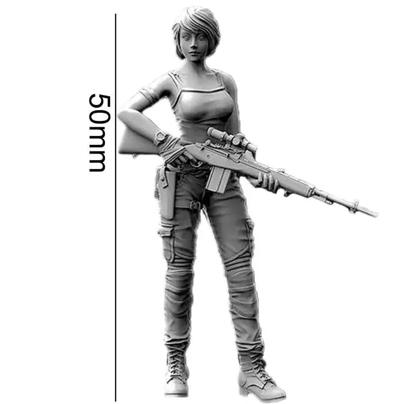 

1/35(50cm) Resin Figure Unpainted Model Kit Figure Unpainted US Female Collect A-19753 Unassambled SEALs Navy W0W1