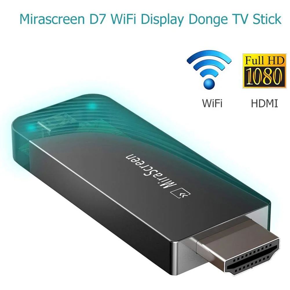 D7 смартфоны Wi-Fi дисплей донгл двухдиапазонный Airplay 5G + 2 4G адаптер ТВ-Стик ноутбуки