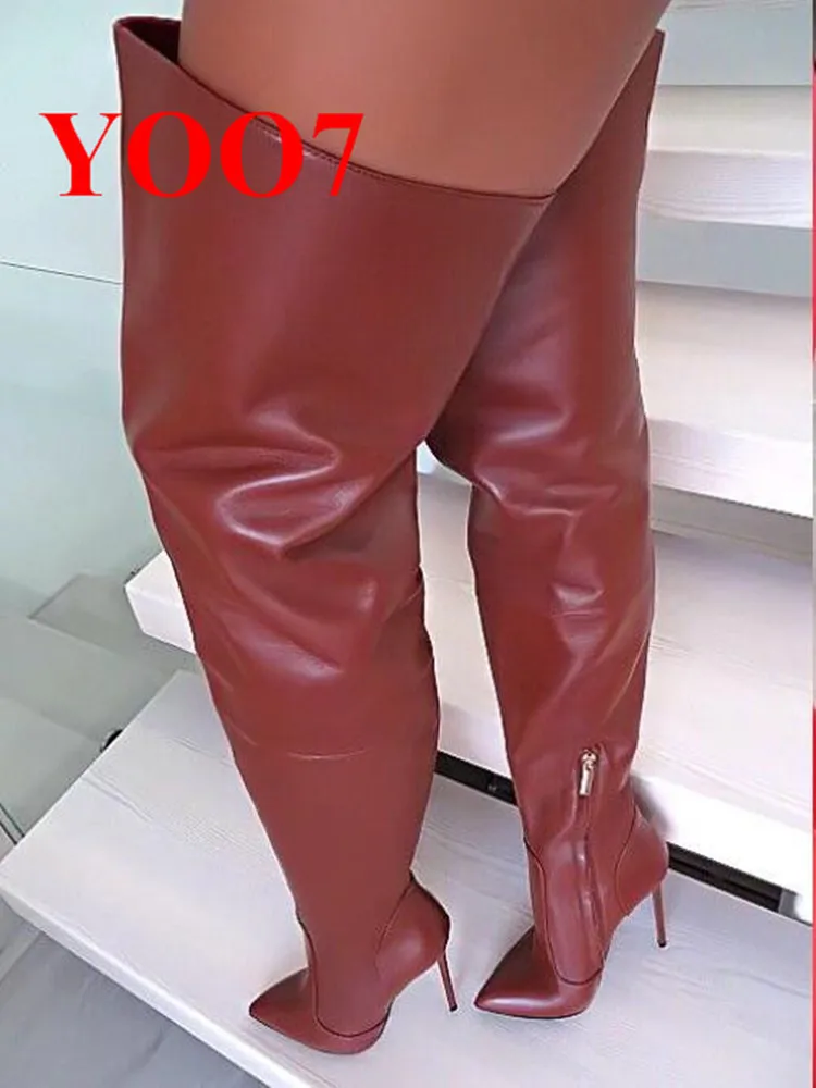 2019 брендовые осенние женские ботинки с высоким голенищем Стрейчевые тонкие
