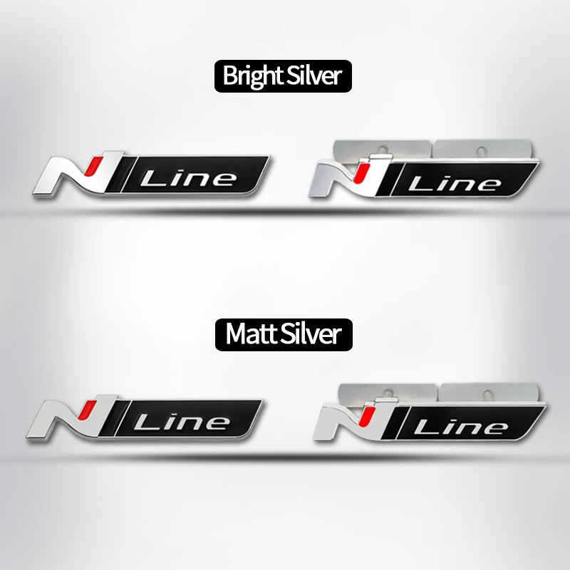 Значок на багажник автомобиля боковая наклейка N-образный знак решетки радиатора