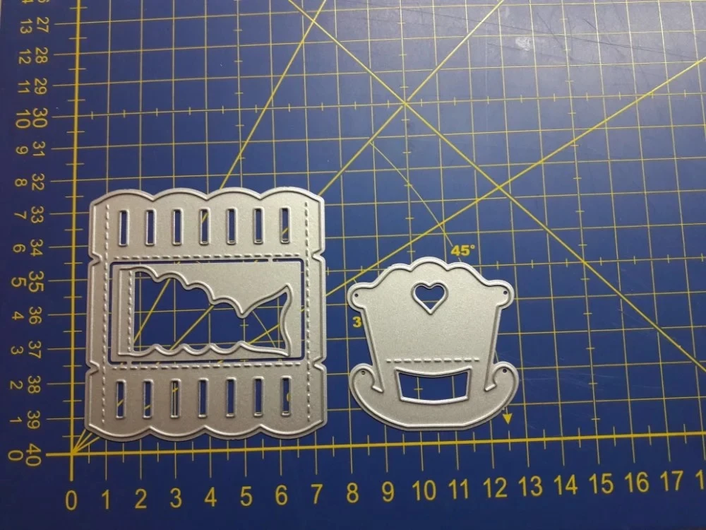 Мини детская колыбель корзина ремесло высечки металла штампы 3D DIY Скрапбукинг