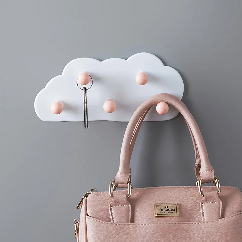 Самоклеящийся липкий крючок для настенной вешалки стойка экономия пространства