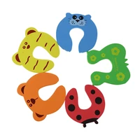 5pclot animal jammer baby kid children safety care protection silicone gates doorways decorative magnetic door stopper gates