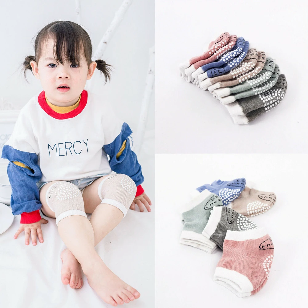 Baby Toddler Anti-Slip Knee Pads Cushion Infant Toddlers Leg Warmer Kneecap Support Protector Safety Accessories |