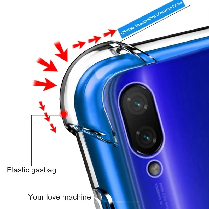 Силиконовый чехол из ТПУ для Xiaomi Redmi Note 8 8T 8A 7 7A 6 6A Pro K30 K20 Mi 10 9 SE 9T A3 A2 Lite |