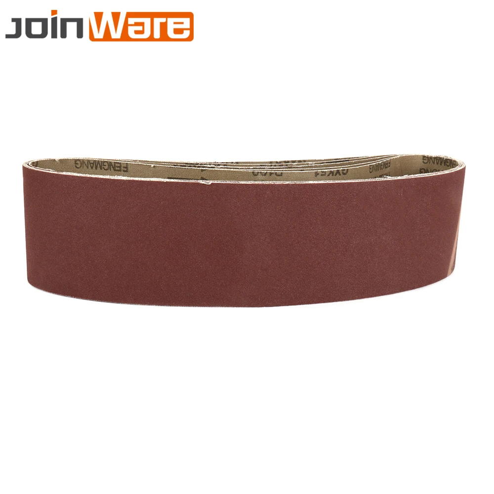 

5Pcs Sanding Belt 4" x 36" 100MM X 915MM Grinding Polishing Oxide Sander Belts For Wood Buffing 60/80/100/120/150/180/240/320#