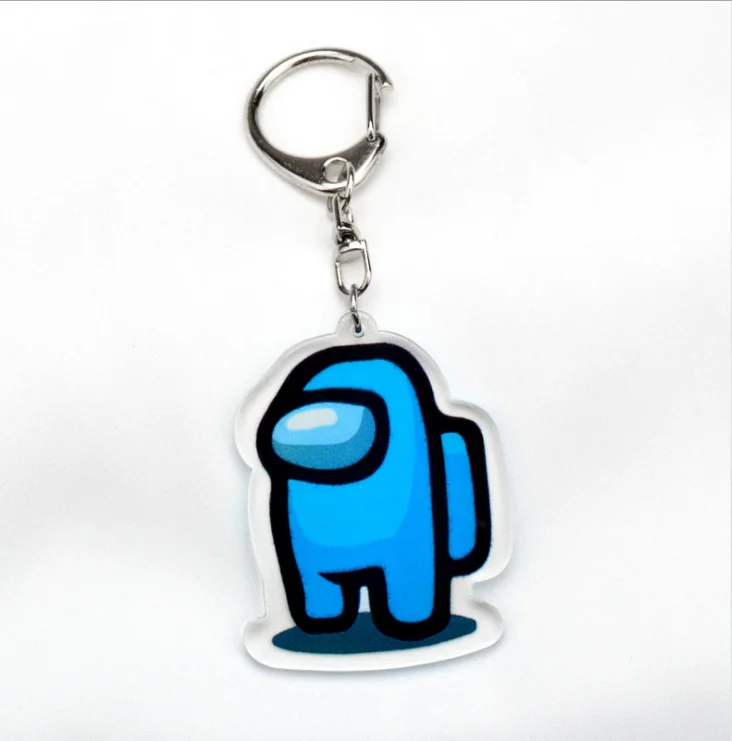 Новые популярные игры среди нас брелок акриловые красочные подарочные брелки